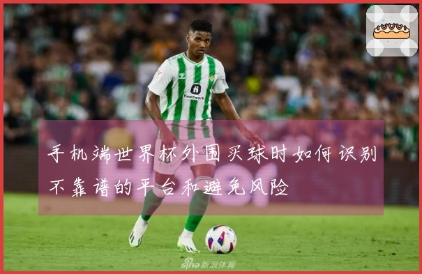 手机端世界杯外围买球时如何识别不靠谱的平台和避免风险