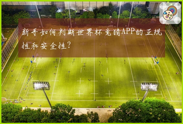 新手如何判断世界杯竞猜APP的正规性和安全性？